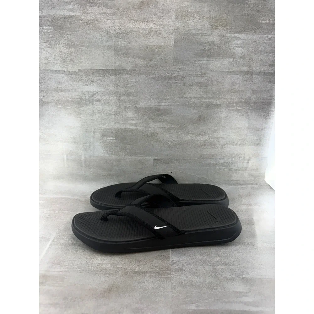 Nike Solay Thong Men Black Flip Flop Sandals 882691-002 Size 9